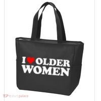 I Love Older Women Tote Bag thumb 3