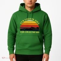 Its Lights Out And Away We Go Retro Sunset Formula Racing Hoodie thumb 2