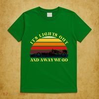 Its Lights Out And Away We Go Retro Sunset Formula Racing T-Shirt thumb 5