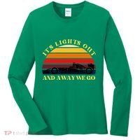 Its Lights Out And Away We Go Retro Sunset Formula Racing Women's Long Sleeve Shirt thumb 0