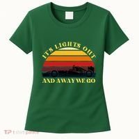 Its Lights Out And Away We Go Retro Sunset Formula Racing Women's T-Shirt thumb 0