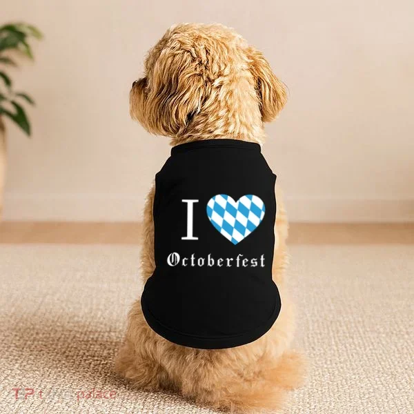 I Love Octoberfest Doggie Tank