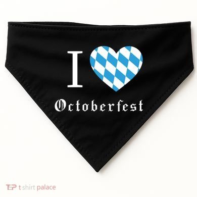 I Love Octoberfest USA-Made Doggie Bandana