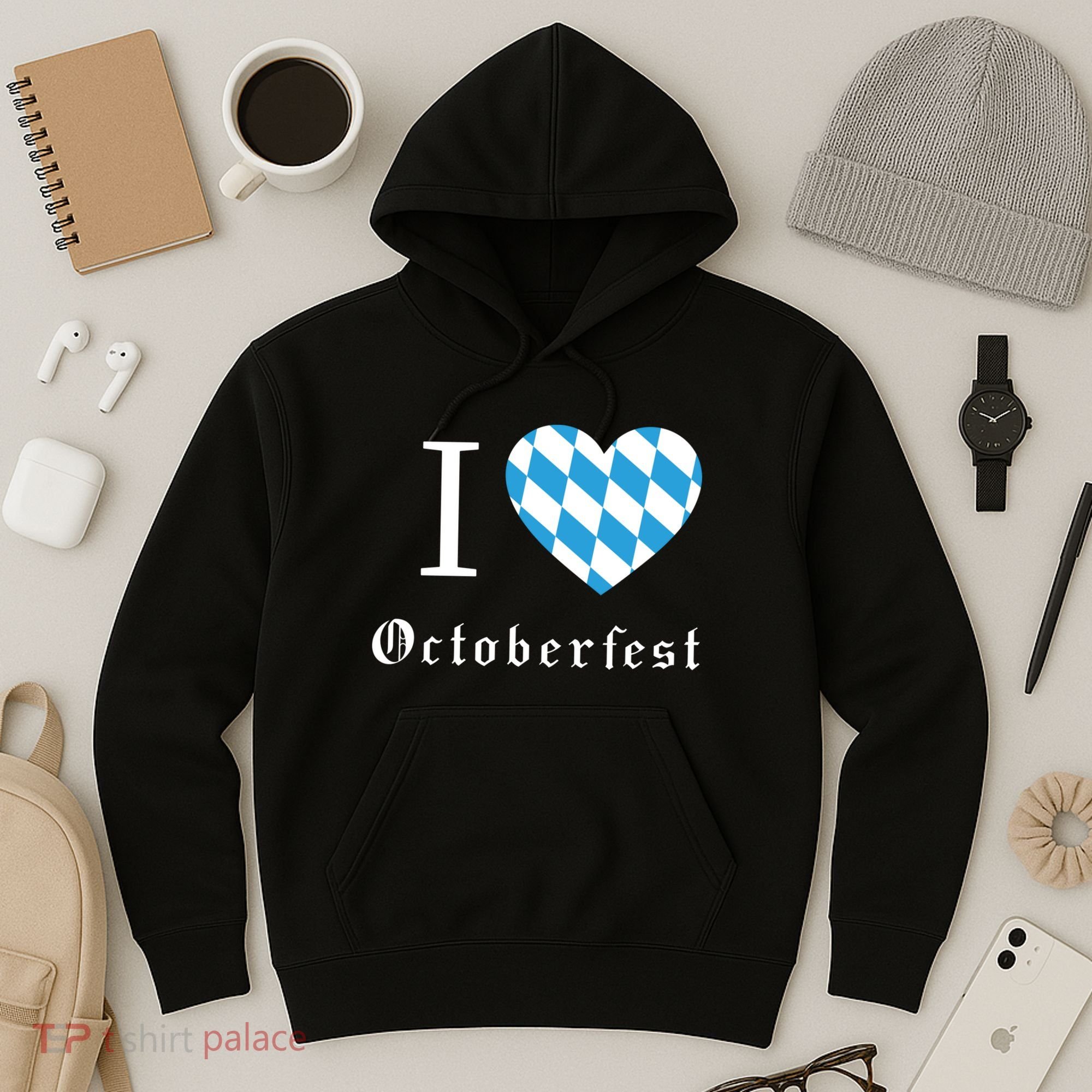 I Love Octoberfest Hoodie
