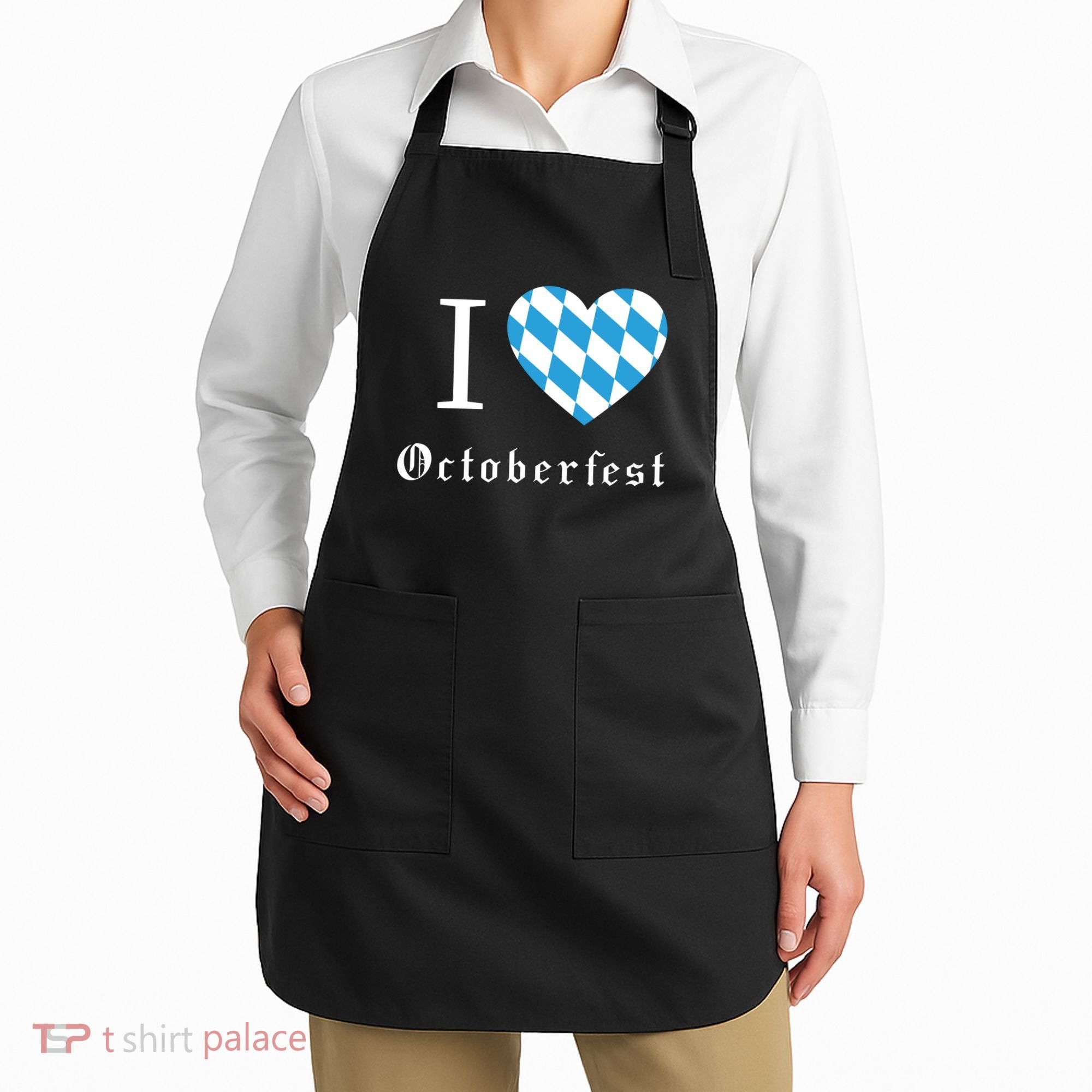 I Love Octoberfest Apron
