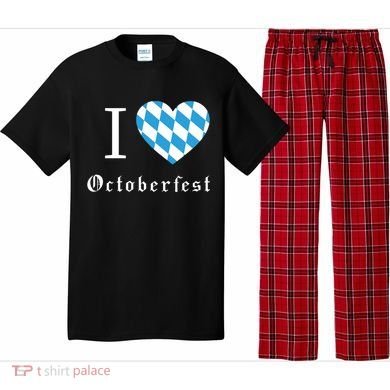 I Love Octoberfest Pajama Set