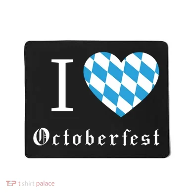 I Love Octoberfest Mousepad