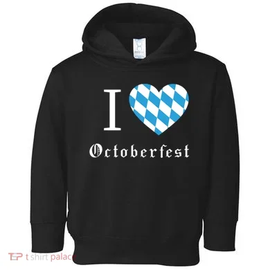 I Love Octoberfest Toddler Hoodie