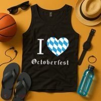 I Love Octoberfest Tank Top thumb 4