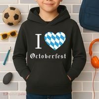 I Love Octoberfest Kids Hoodie thumb 2