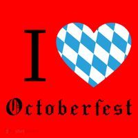 I Love Octoberfest Santa Hat thumb 1