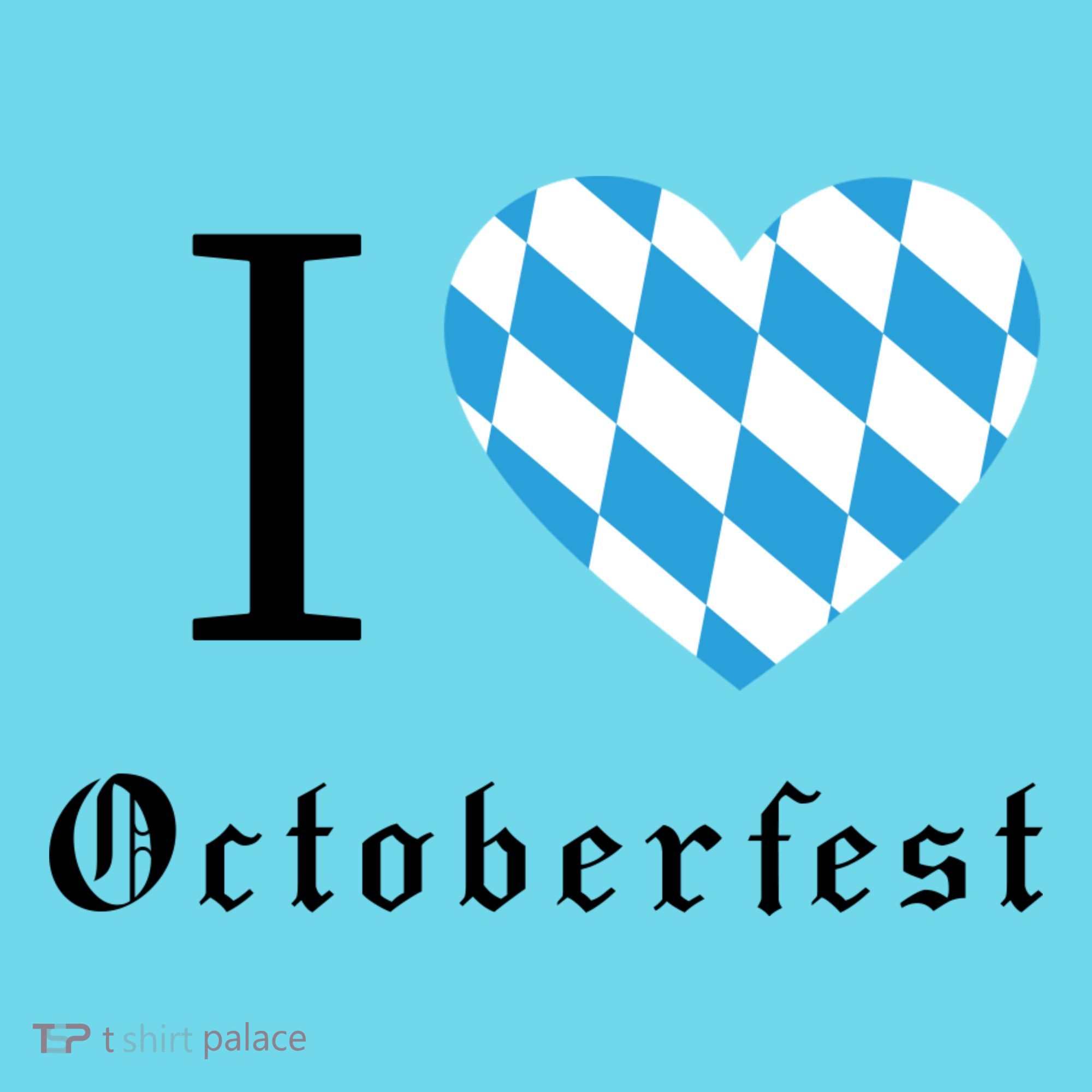 I Love Octoberfest Button