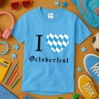 I Love Octoberfest Kids T-Shirt thumb 3