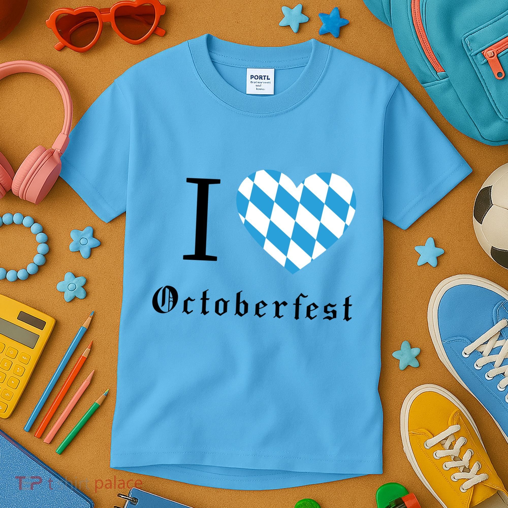 I Love Octoberfest Kids T-Shirt