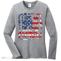 I Love One Woman And Several Guns Women's Long Sleeve Shirt thumb 0