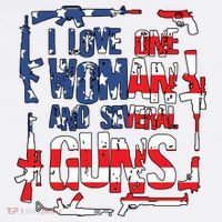 I Love One Woman And Several Guns USA-Made Doggie Bandana thumb 2