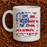 I Love One Woman And Several Guns Coffee Mug thumb 2