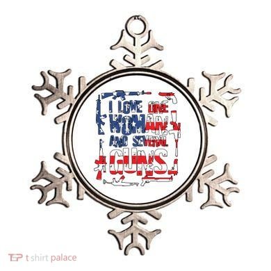 I Love One Woman And Several Guns Ornament