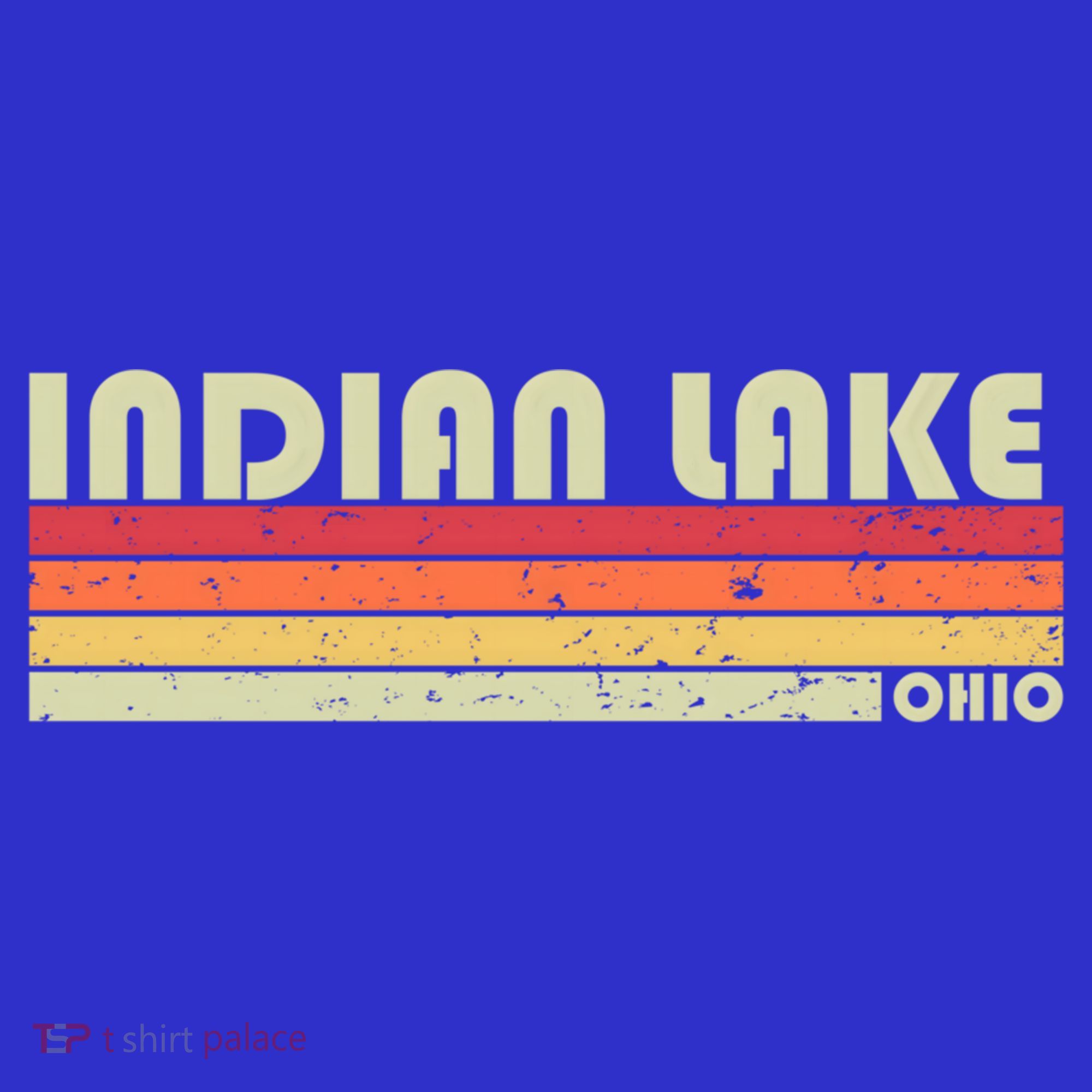 Indian Lake Ohio Funny Fishing Camping Summer Gift Mousepad