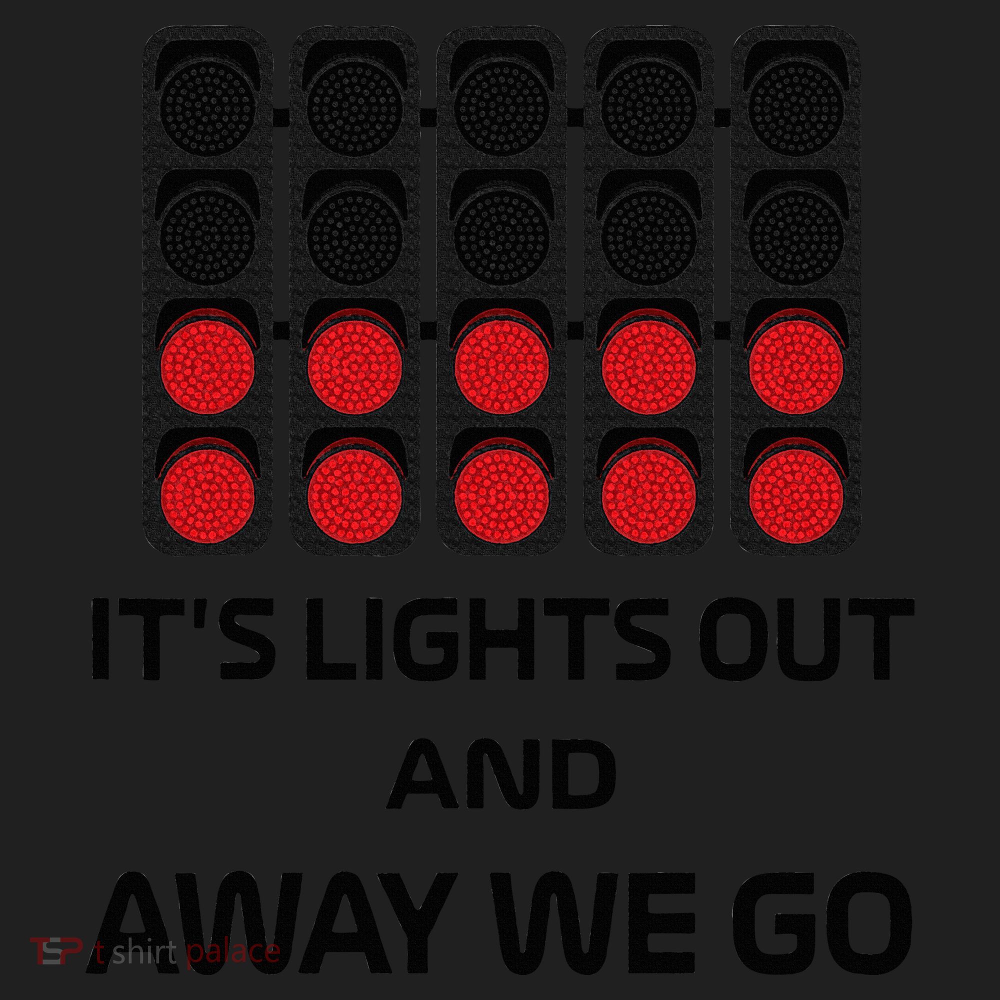It's Lights Out And Away We Go Formula Racing Circuits Sport Women's Sweatshirt