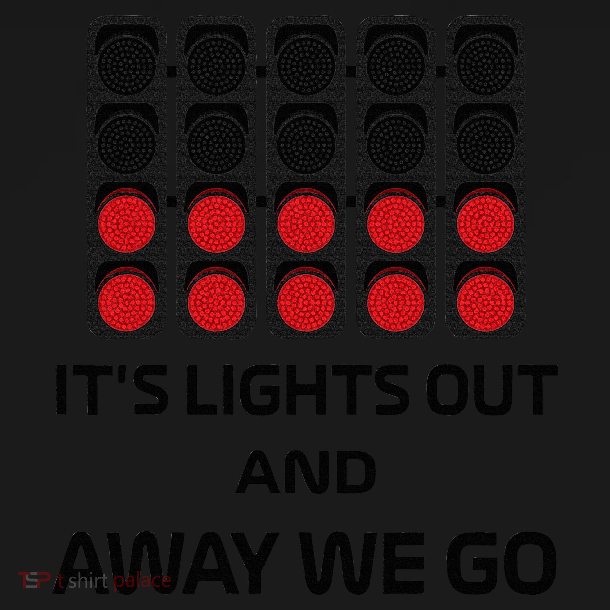 It's Lights Out And Away We Go Formula Racing Circuits Sport Tote Bag