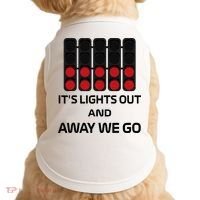 It's Lights Out And Away We Go Formula Racing Circuits Sport Doggie Tank thumb 0
