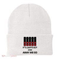 It's Lights Out And Away We Go Formula Racing Circuits Sport Beanie thumb 0
