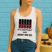 It's Lights Out And Away We Go Formula Racing Circuits Sport Women's Tank Top thumb 2