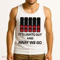 It's Lights Out And Away We Go Formula Racing Circuits Sport Tank Top thumb 3