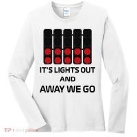 It's Lights Out And Away We Go Formula Racing Circuits Sport Women's Long Sleeve Shirt thumb 0