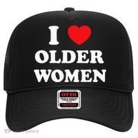 I Love Older Women Heart Hot Moms Hat thumb 0