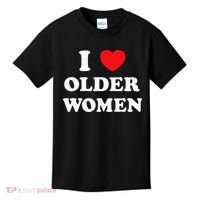 I Love Older Women Heart Hot Moms Kids T-Shirt thumb 0