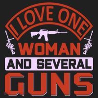 I Love One Woman And Sereval Guns Hat thumb 2