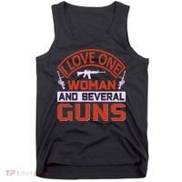 I Love One Woman And Sereval Guns Tank Top thumb 0