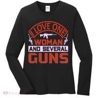 I Love One Woman And Sereval Guns Women's Long Sleeve Shirt thumb 0