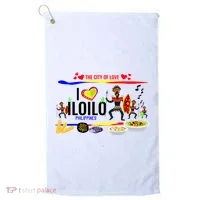 Iloilo Philippines Golf Towel thumb 0