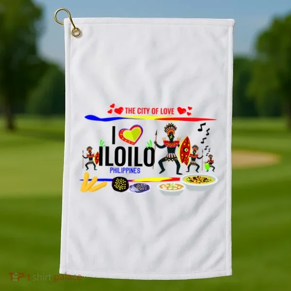 Iloilo Philippines Golf Towel