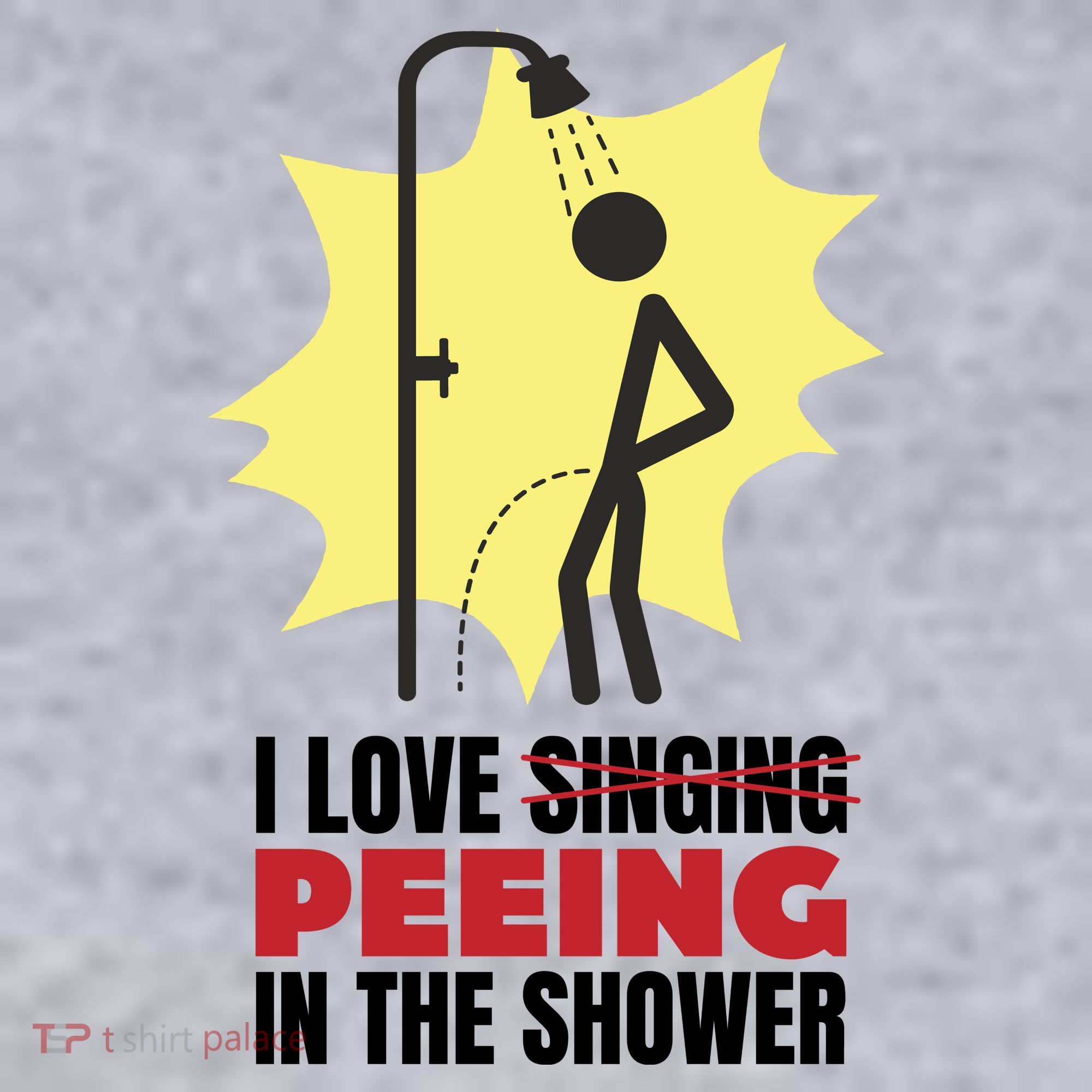 I Love Peeing In The Shower Funny Singing Women's Sweatshirt