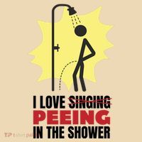 I Love Peeing In The Shower Funny Singing Tote Bag thumb 4
