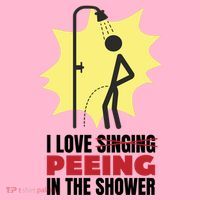 I Love Peeing In The Shower Funny Singing Coaster thumb 2