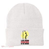 I Love Peeing In The Shower Funny Singing Beanie thumb 0