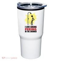 I Love Peeing In The Shower Funny Singing Tumbler thumb 0