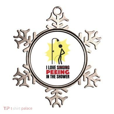 I Love Peeing In The Shower Funny Singing Ornament