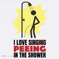 I Love Peeing In The Shower Funny Singing Women's Tank Top thumb 5