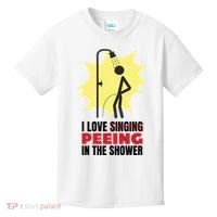 I Love Peeing In The Shower Funny Singing Kids T-Shirt thumb 0