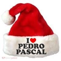 I Love Pedro Pascal Best Dad Ever Santa Hat thumb 0