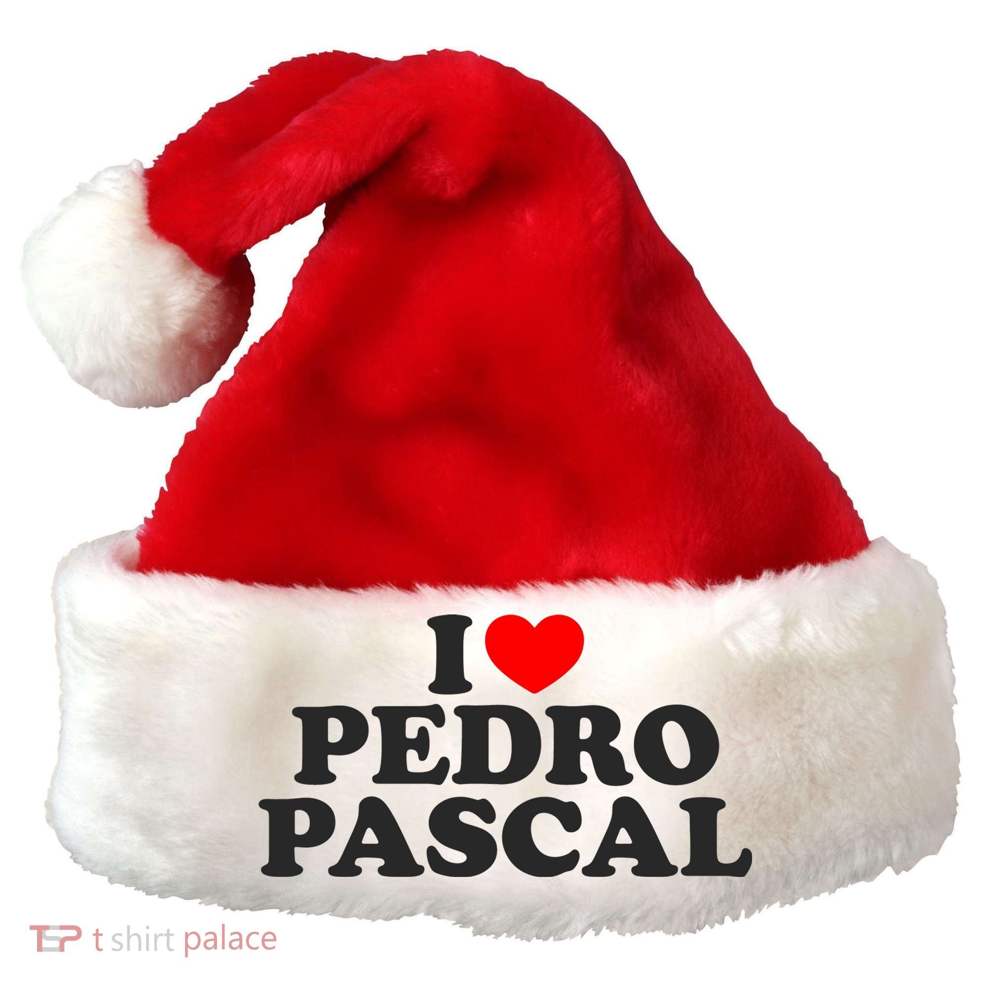I Love Pedro Pascal Best Dad Ever Santa Hat