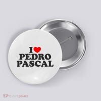 I Love Pedro Pascal Best Dad Ever Button thumb 0