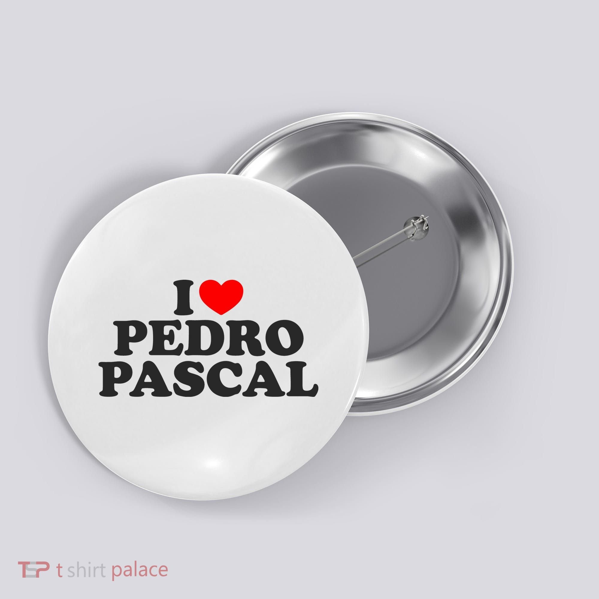 I Love Pedro Pascal Best Dad Ever Button