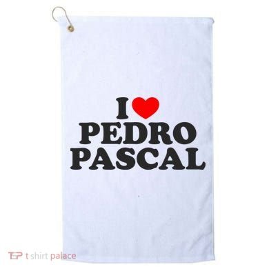 I Love Pedro Pascal Best Dad Ever Golf Towel